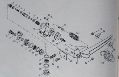 Manschette Bremsdruckregler Robur IFA L60 IFA Robur Bremse 1127377 1 2