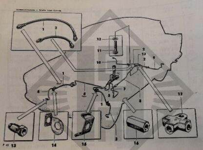 Bremsleitung mitte vorn Trabant 601 Trabant 601 Bremse 552075 1 3