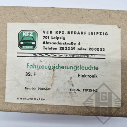 Fahrzeugsicherungsleuchte DDR Originalteil Diverse Ersatzteile 1245886 1.jpeg