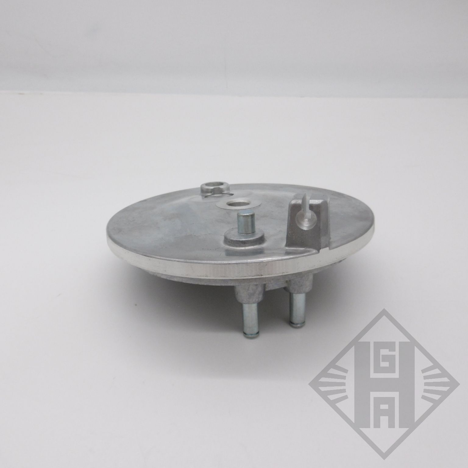 Bremsschild hinten für außenliegenden Bremszug S50, S51, S70, S53, S83, KR51/2, SR50, SR80 2 Bremsschild hinten fuer aussenliegenden Bremszug S50 S51 S70 S53 S83 KR512 SR50 SR80 DDR Moped S51 S70 Bremse 698508 1.jpeg