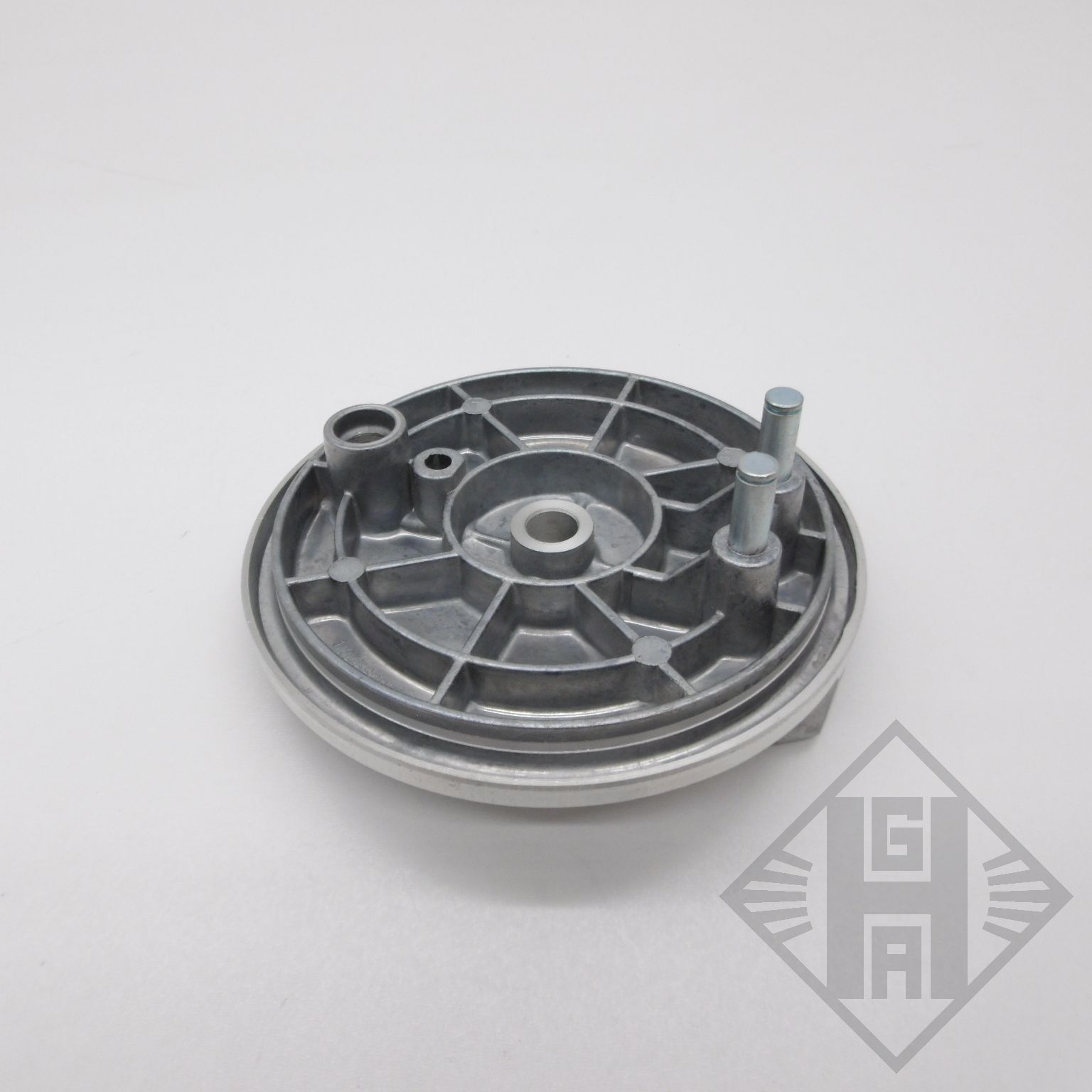 Bremsschild hinten für außenliegenden Bremszug S50, S51, S70, S53, S83, KR51/2, SR50, SR80 3 Bremsschild hinten fuer aussenliegenden Bremszug S50 S51 S70 S53 S83 KR512 SR50 SR80 DDR Moped S51 S70 Bremse 698508 1.jpeg