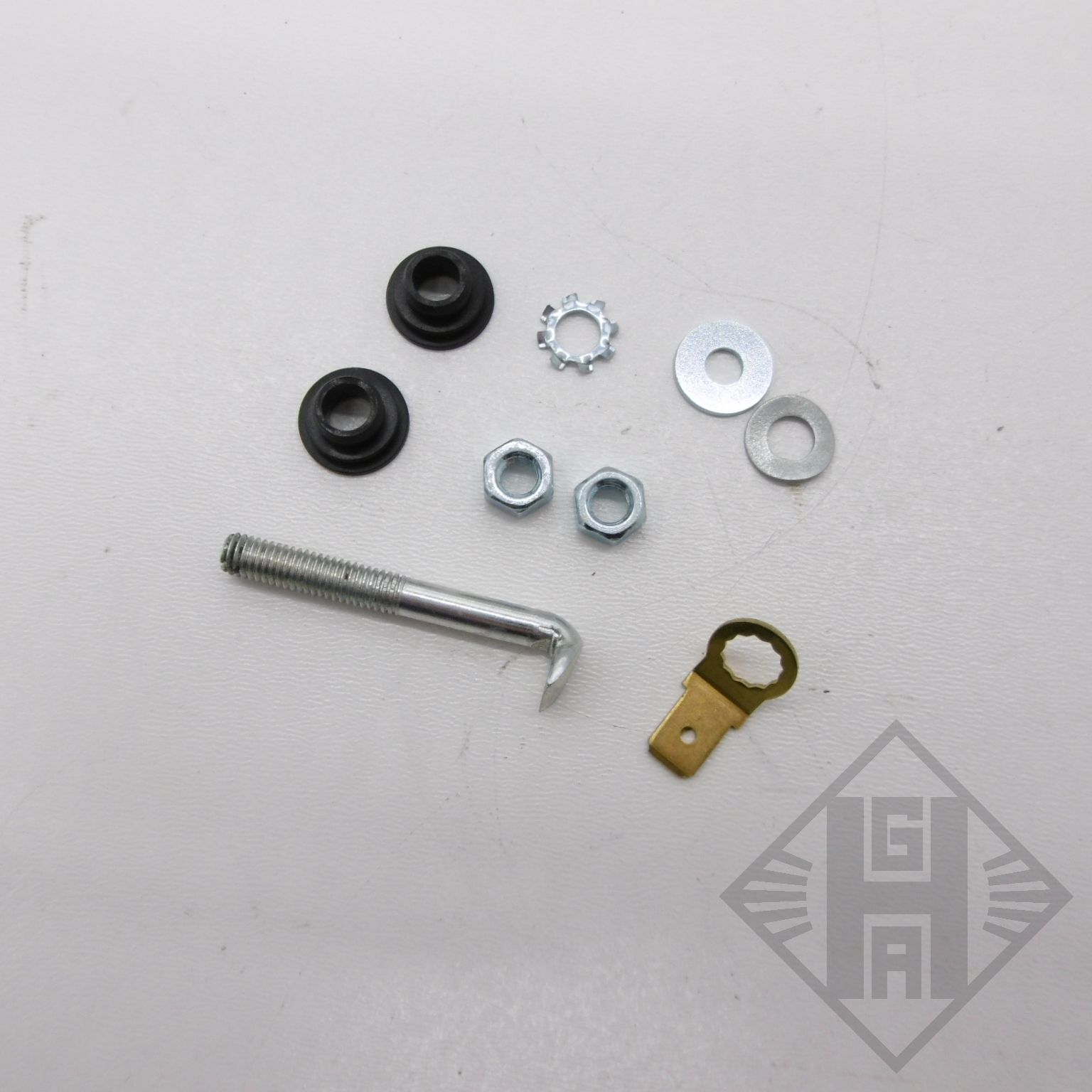 Befestigungsteile im Satz für Bremslicht S50, S51, S70, KR51, SR4, MZ TS, ETZ Bild1