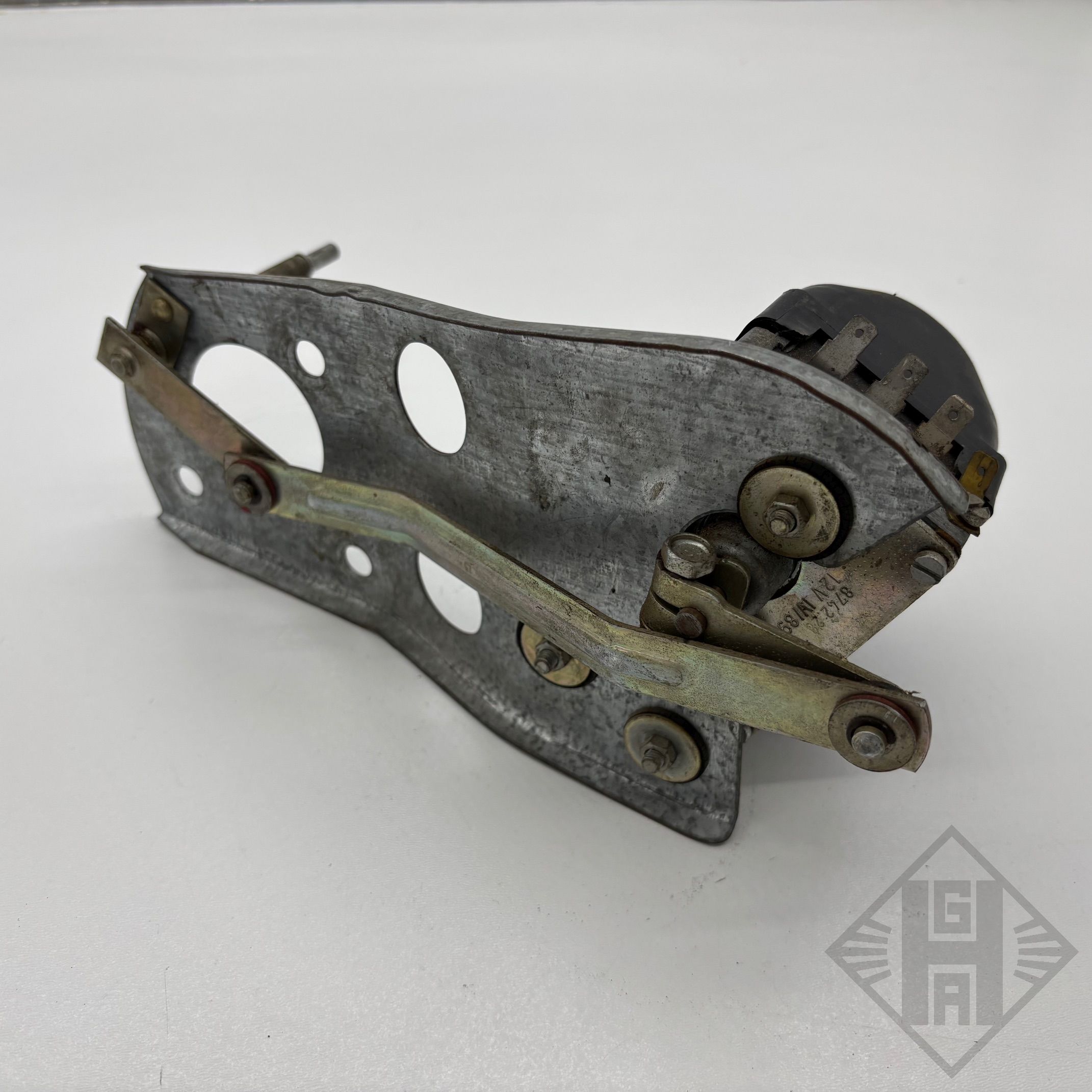 Wischergestänge rechts mit Wischermotor 24V IFA W50, L60, Robur LO, LD Bild3